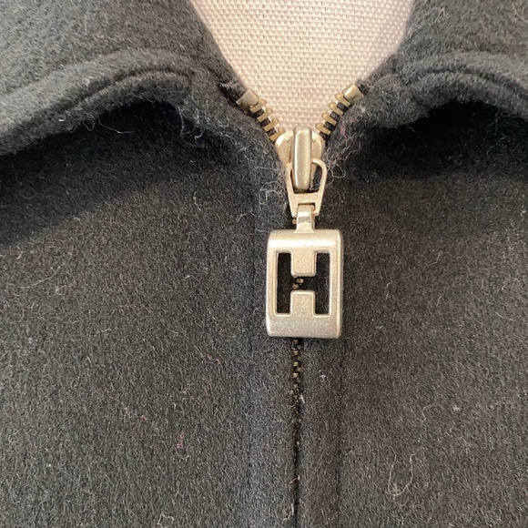 Halston Black Wool Jacket Made in the USA - Picture 6 of 6